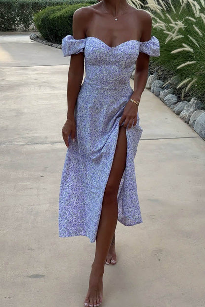 U-neck Midi Dress