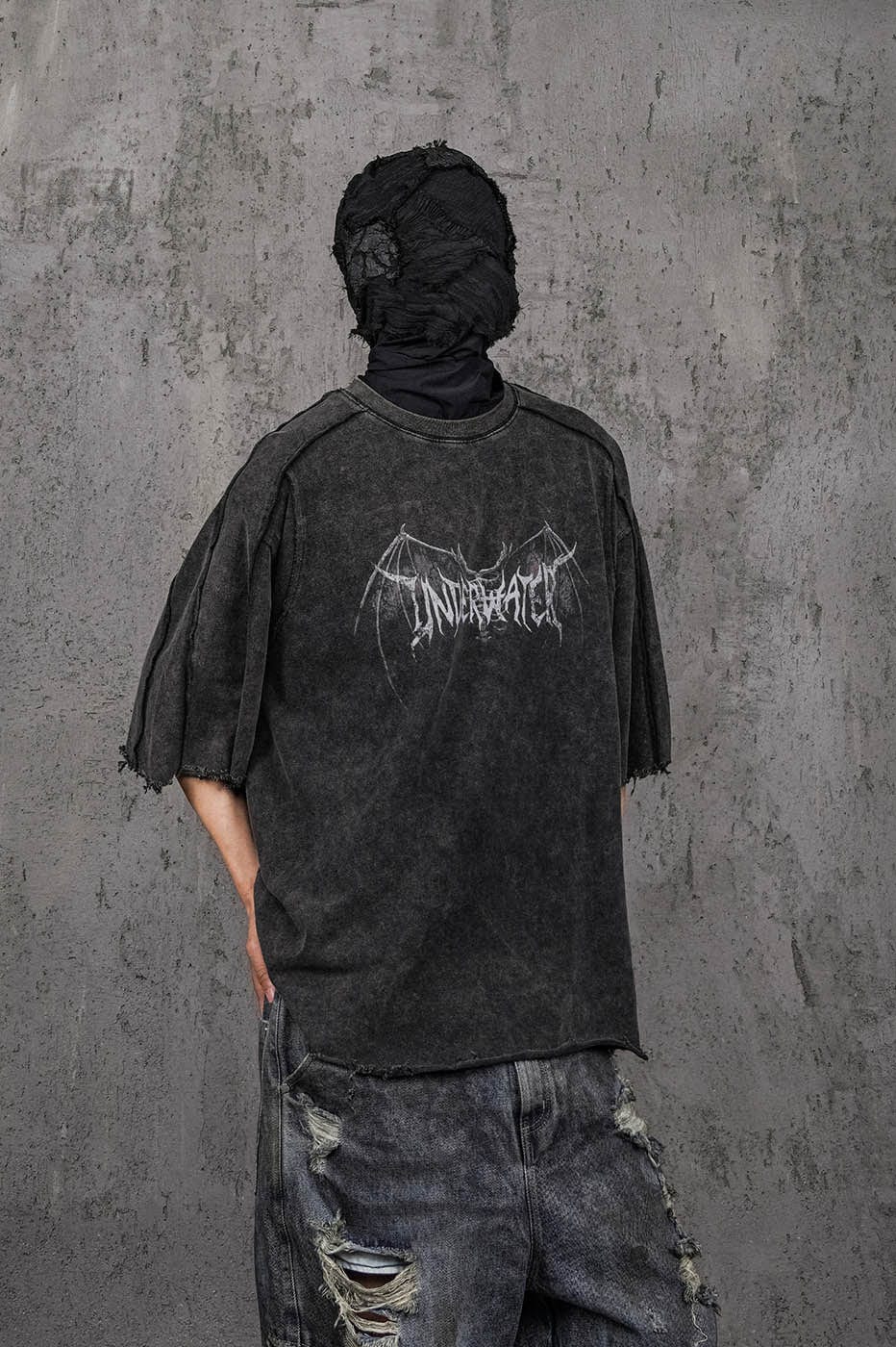 Raw Edge Gothic Washed T-shirt