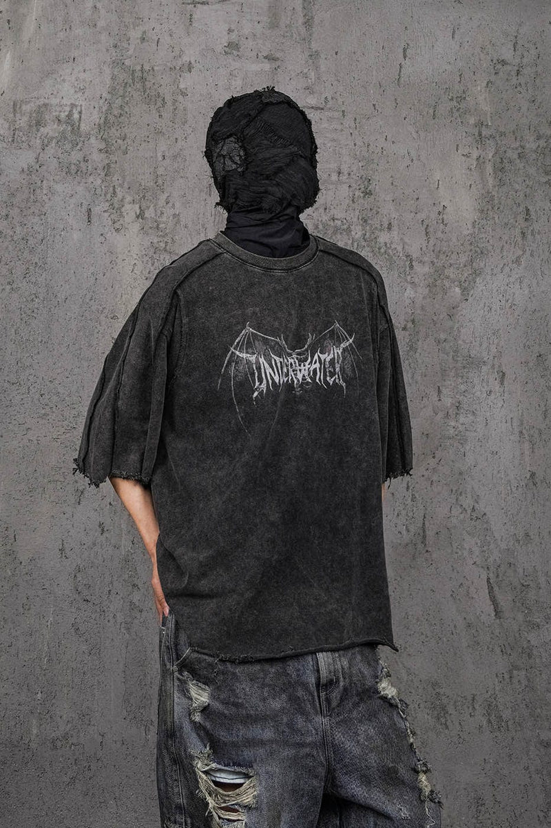 Raw Edge Gothic Washed T-shirt