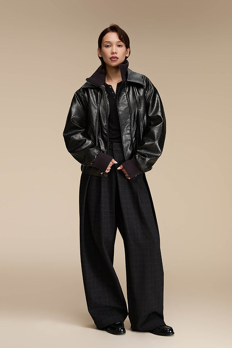 High-waisted Wide-leg Palazzo Pants