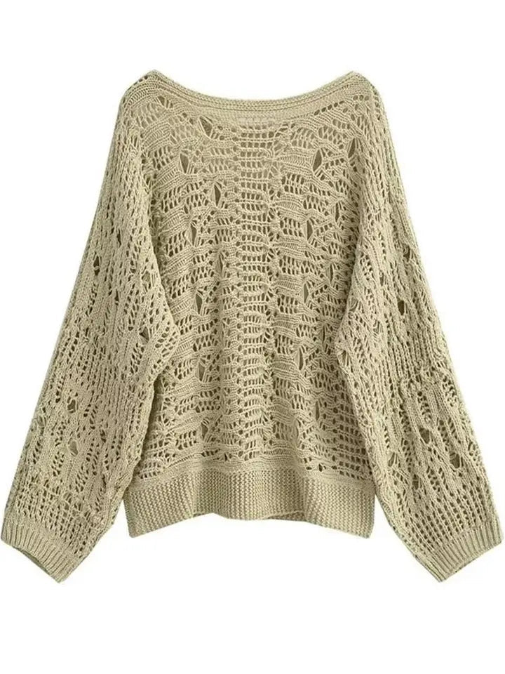 Hollow Out Knitted Sweater