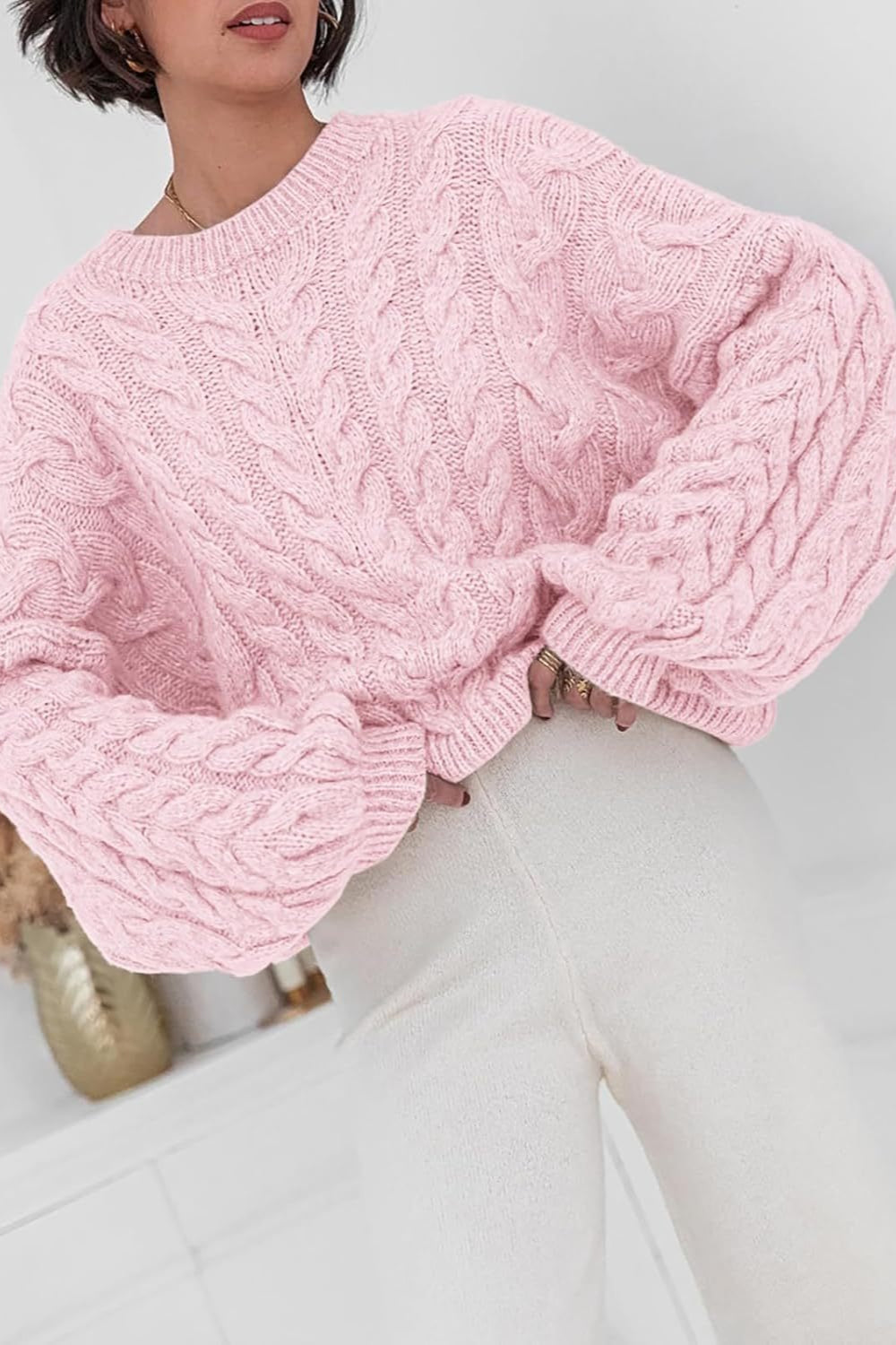 Chunky Knit Cable Sweater