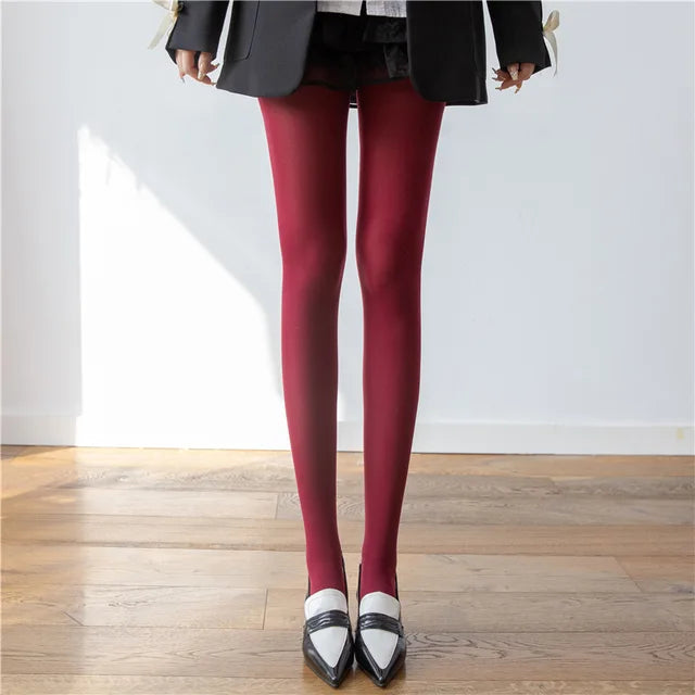 New Tights Stockings Slim See-through Lingerie Lace Leggings Winter ’s Pantyhose Red Bodys Mujer Bottom