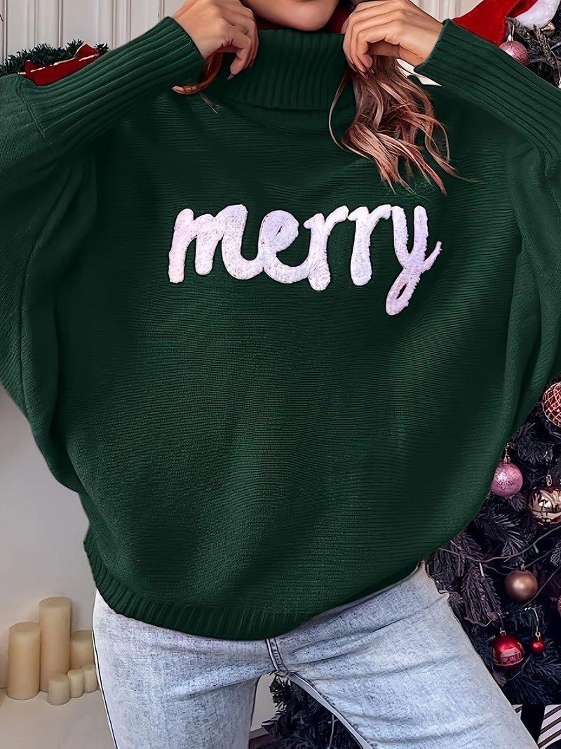 Batwing Sleeve Pullover Sweater Yo2874