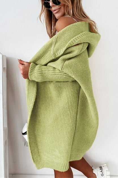 Fall for Nyc Hooded Cardigan