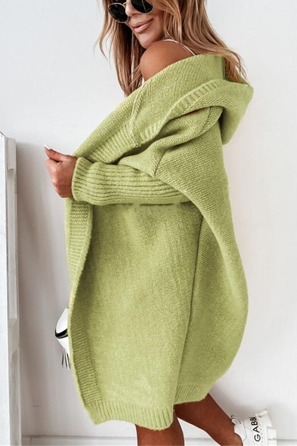 Fall for Nyc Hooded Cardigan