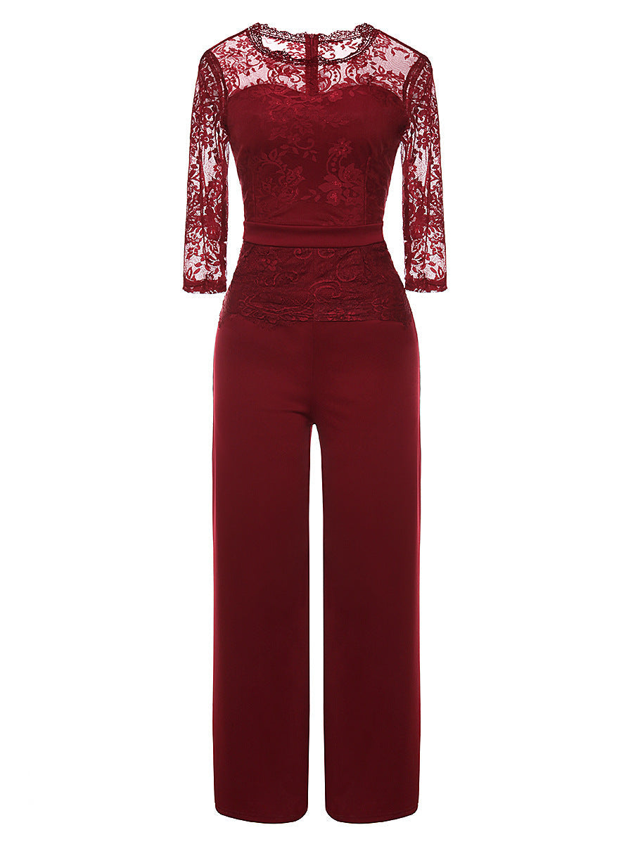Summer Clothing Dunhuang Lace Jumpsuit