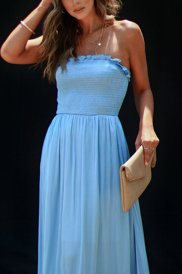 Sameera Smocked Tiered Maxi Dress