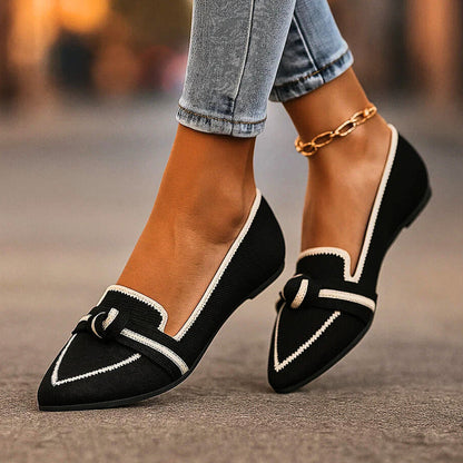 Valentina Knit Flats