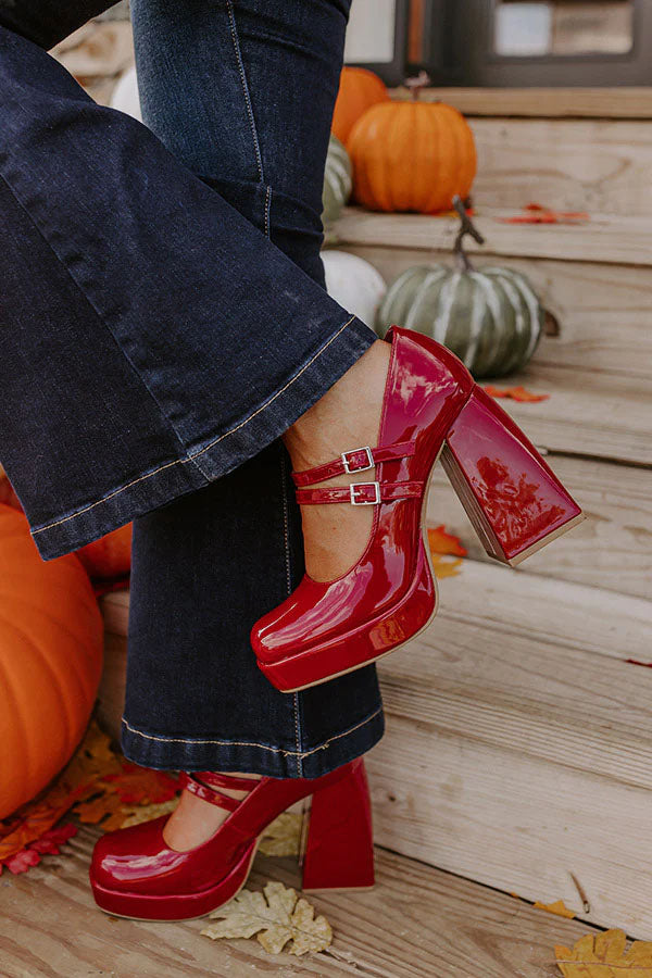 Mary Jane French High-heeled Shoes