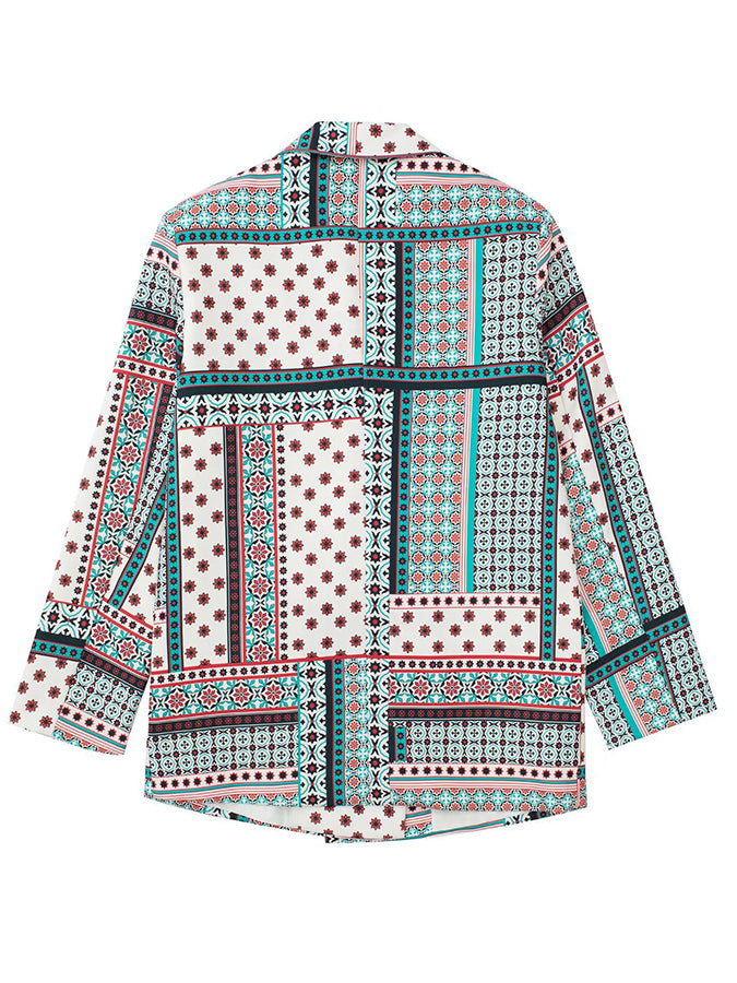 Printed Blazer and Pants Sets