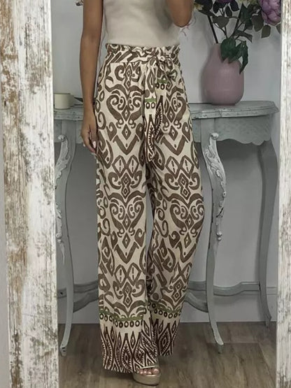 Geometric Printed Pants