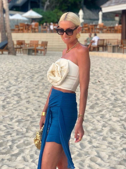 Tube Top and Mesh Skirt