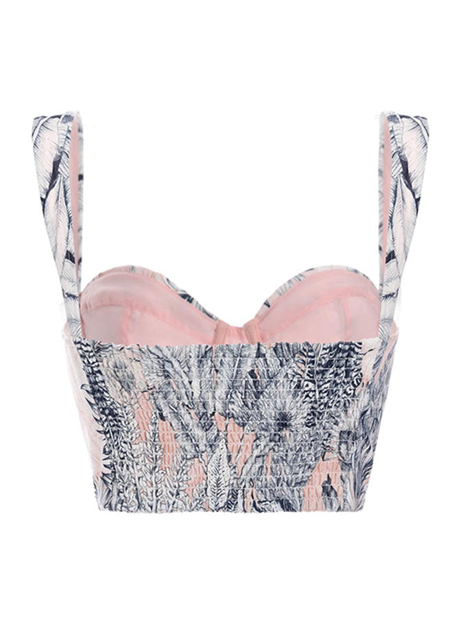 Printed Tank Top Beach Pants