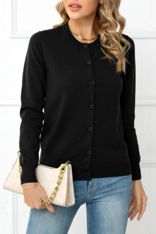 Color Knit Cardigan