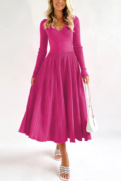 Irregular Color Wool Knit Skirt Knitted Skirt