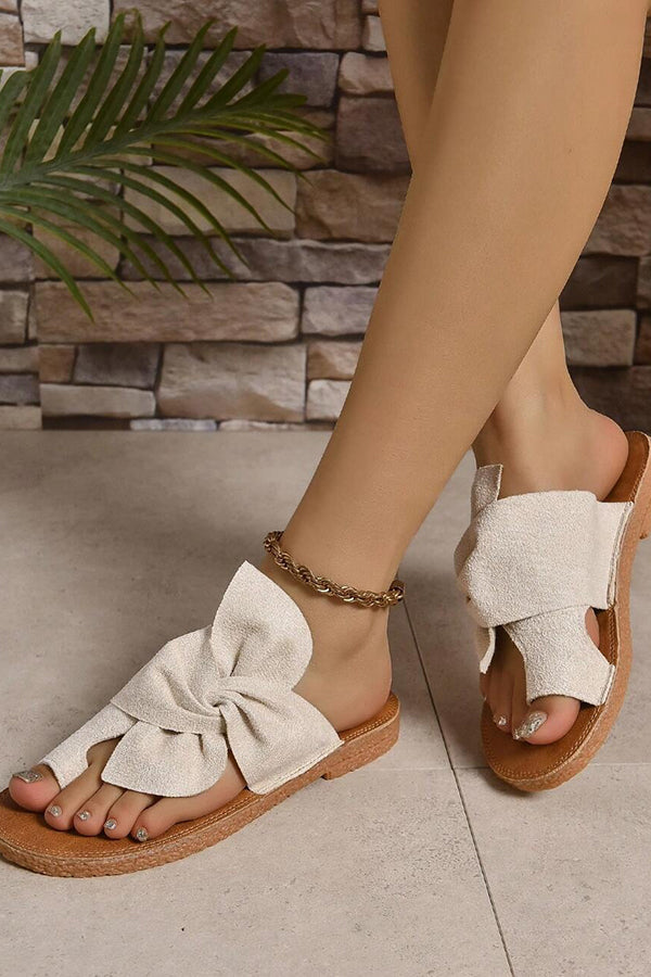 Bow Soft Bottom Beach Sandals