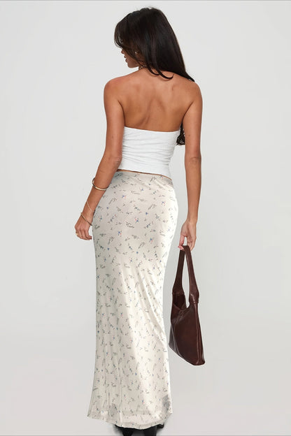 Chiffon Mermaid Maxi Skirt