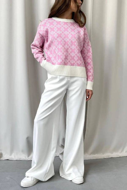 On-trend Jacquard Sweater