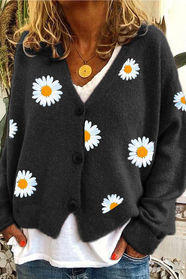 Chrysanthemum Sweater Cardigan
