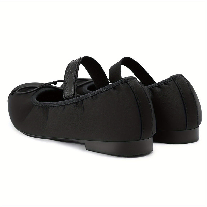 Flats, Foldable Ballet Flats for , Bowknot Round Toe Comfort Light Weight Slipon Dress Shoes