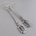 Silver Plated Dangling Earrings