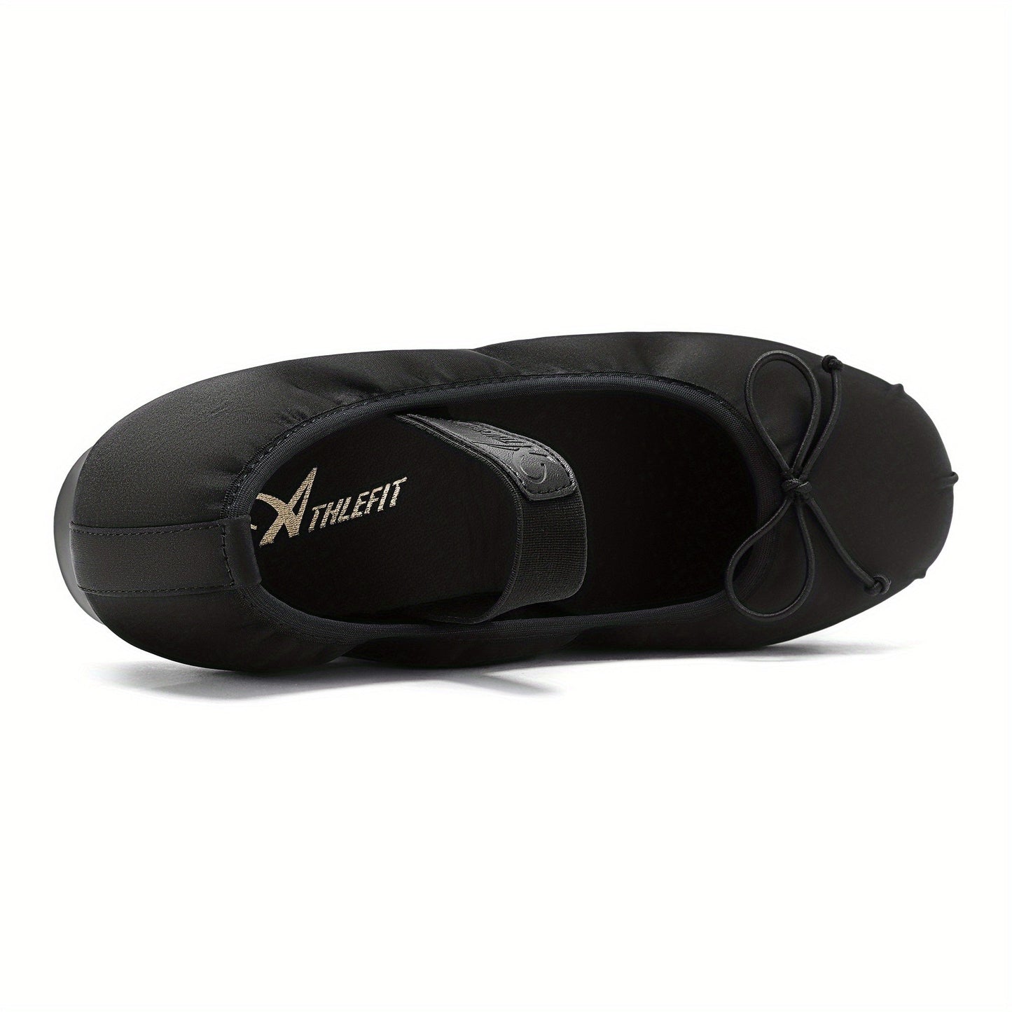 Flats, Foldable Ballet Flats for , Bowknot Round Toe Comfort Light Weight Slipon Dress Shoes