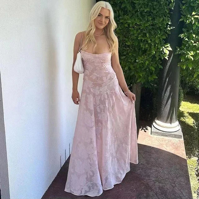 See Through Beach Spaghetti Maxi Dress for Plunge Off Shoulder Mesh Patchwork Long Holiday Dress Femme