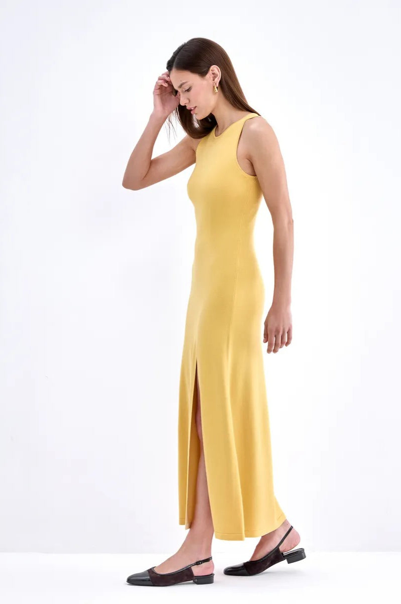 Knit Sleeveless Sweater Dress