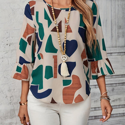 Ara – Geometric Blouse