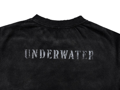 Underwater Black Techwear Pocket T-shirt