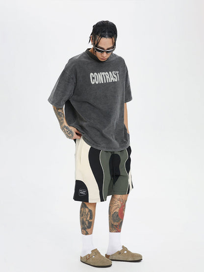 Colorblock Logo Sport Shorts