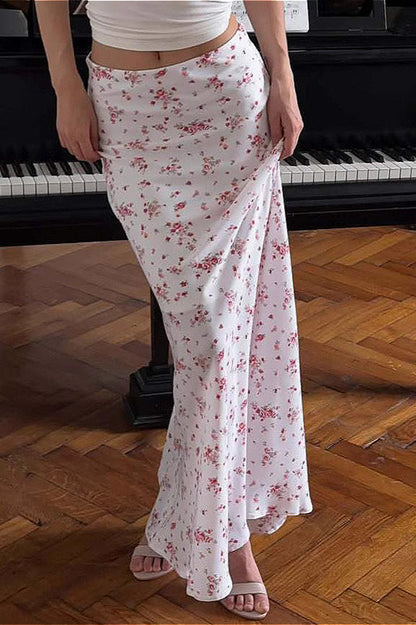 Slim Mermaid Midi Skirt