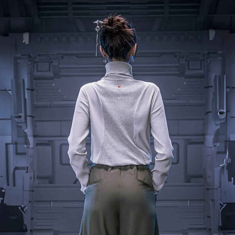 Tech Turtleneck Sweater Grey