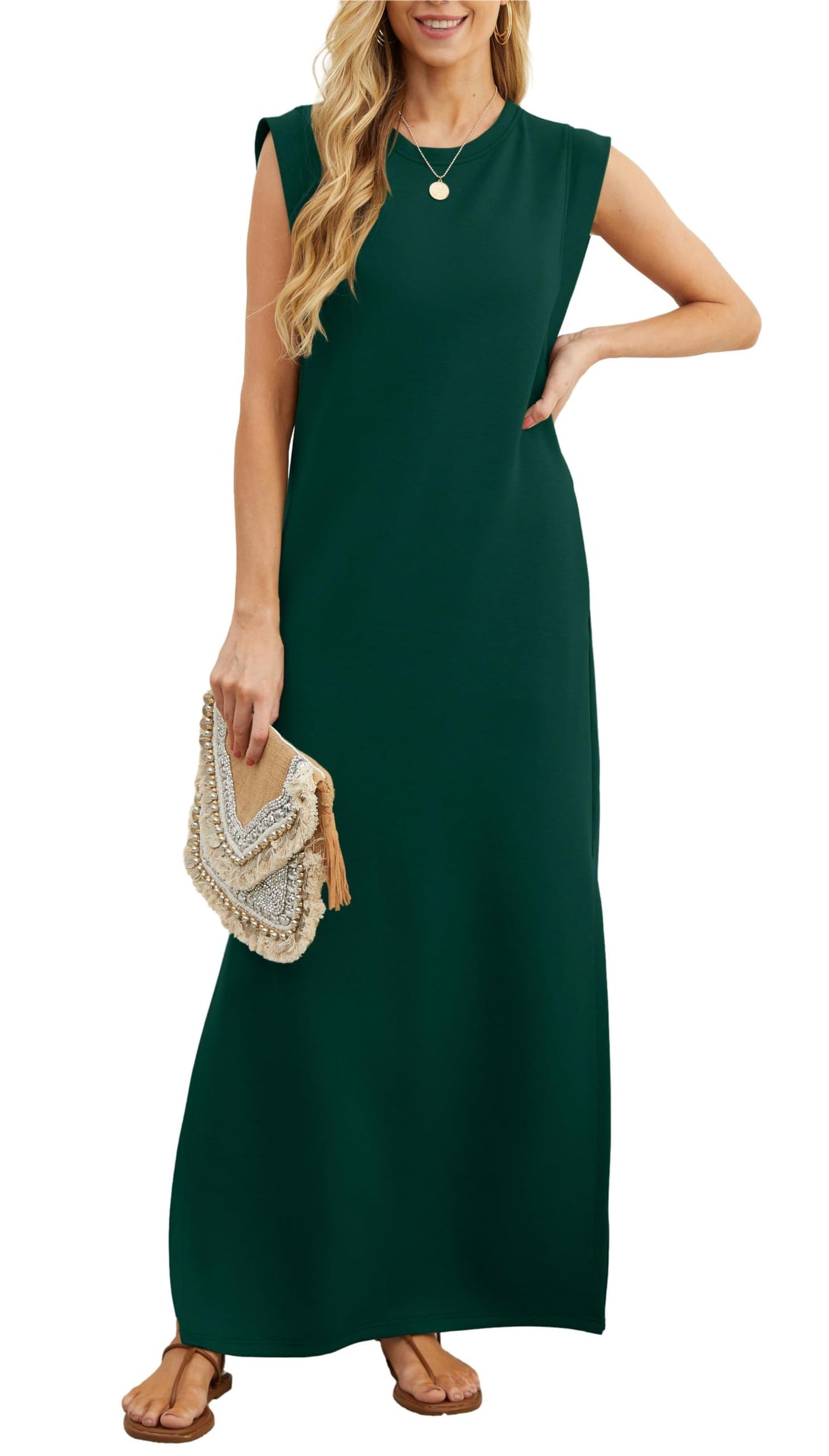 Finley - Relaxed Elegance Wrinkle-free Maxi Dress