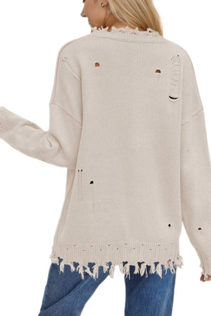 Round Neck Flag Sweater