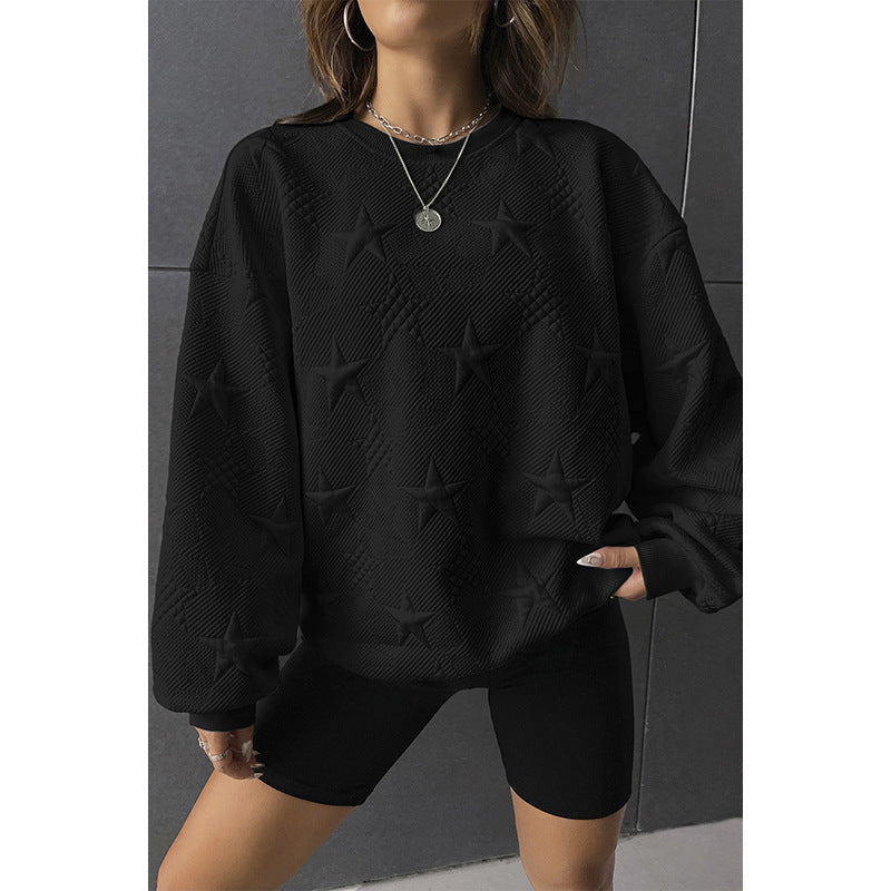 Starburst - Embossed Pullover Sweater
