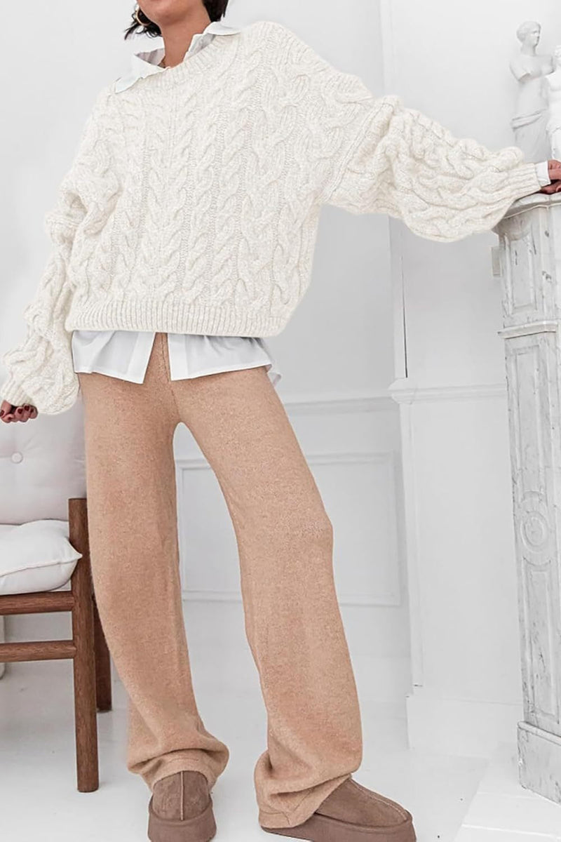 Chunky Knit Cable Sweater
