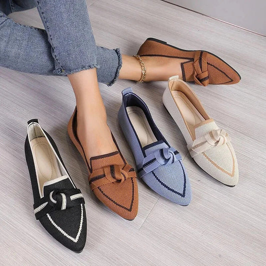 Valentina Knit Flats