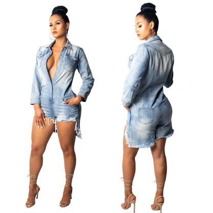 Jeans Slim Fit Jumpsuit