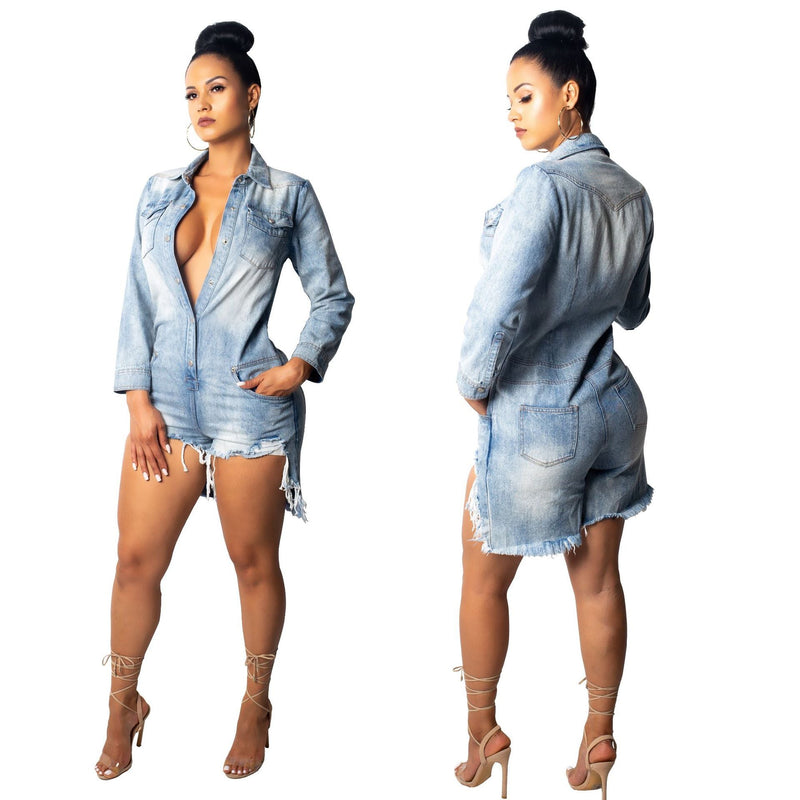 Jeans Slim Fit Jumpsuit