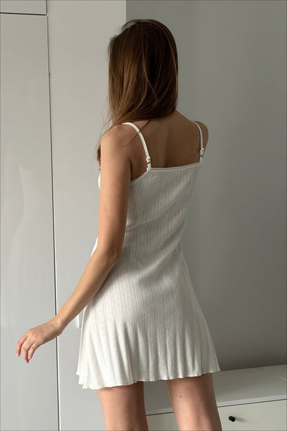 Knit Jacquard Cami Mini Dress