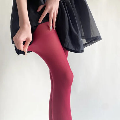Tights Leggings Bodycon Red See Through Lingerie Femme Pantyhose Summer New Slim Lace Stockings Woman Lingerie