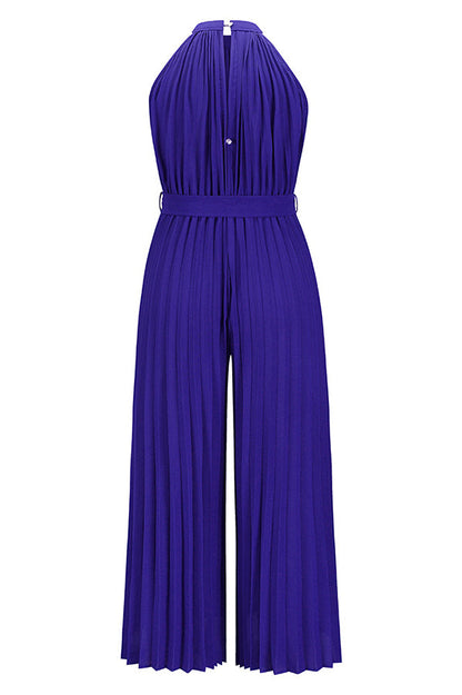 All the Feels Halter Neck Pleated Jumpsuit