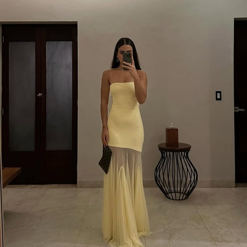Calliope | Slim Bustier Maxi Dress