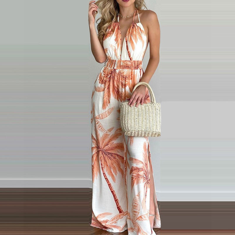Clothing Digital Printing Colorful Jumpsuit