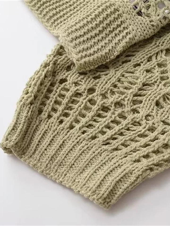 Hollow Out Knitted Sweater