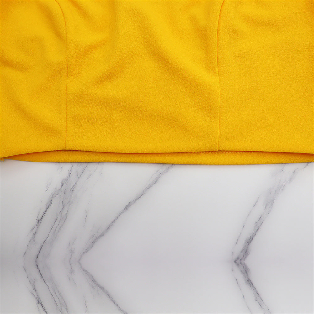 Cropped Tank Top Straight Flare Pants Sports Two Piece Set