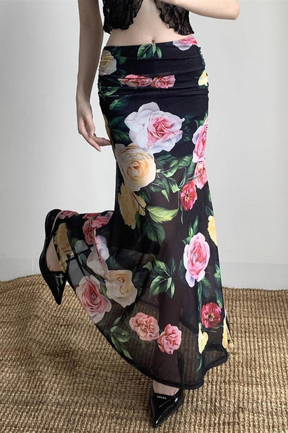 Holiday Slim Low Waist Hip Skirt