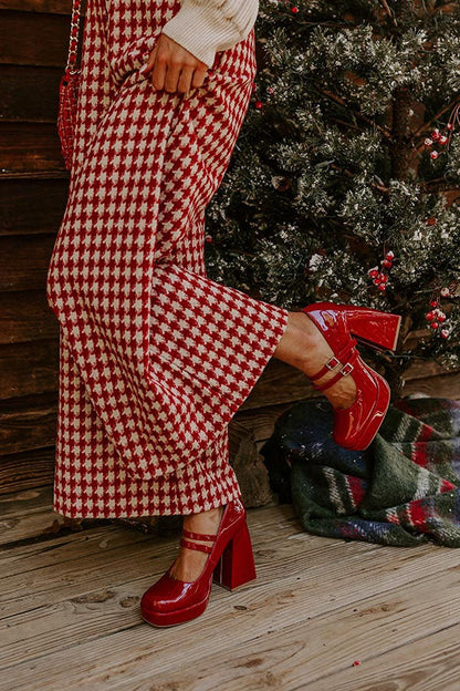 Mary Jane French High-heeled Shoes